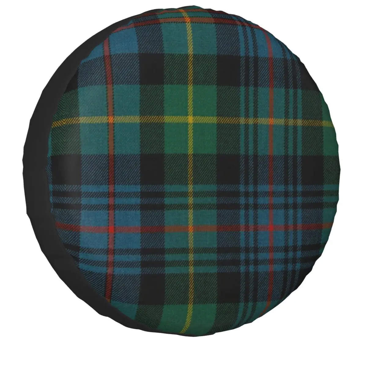 Fashion Green Tartan Plaid Spare Tire Cover for Jeep Honda Custom Gingham Dust-Proof Car Wheel Covers 14