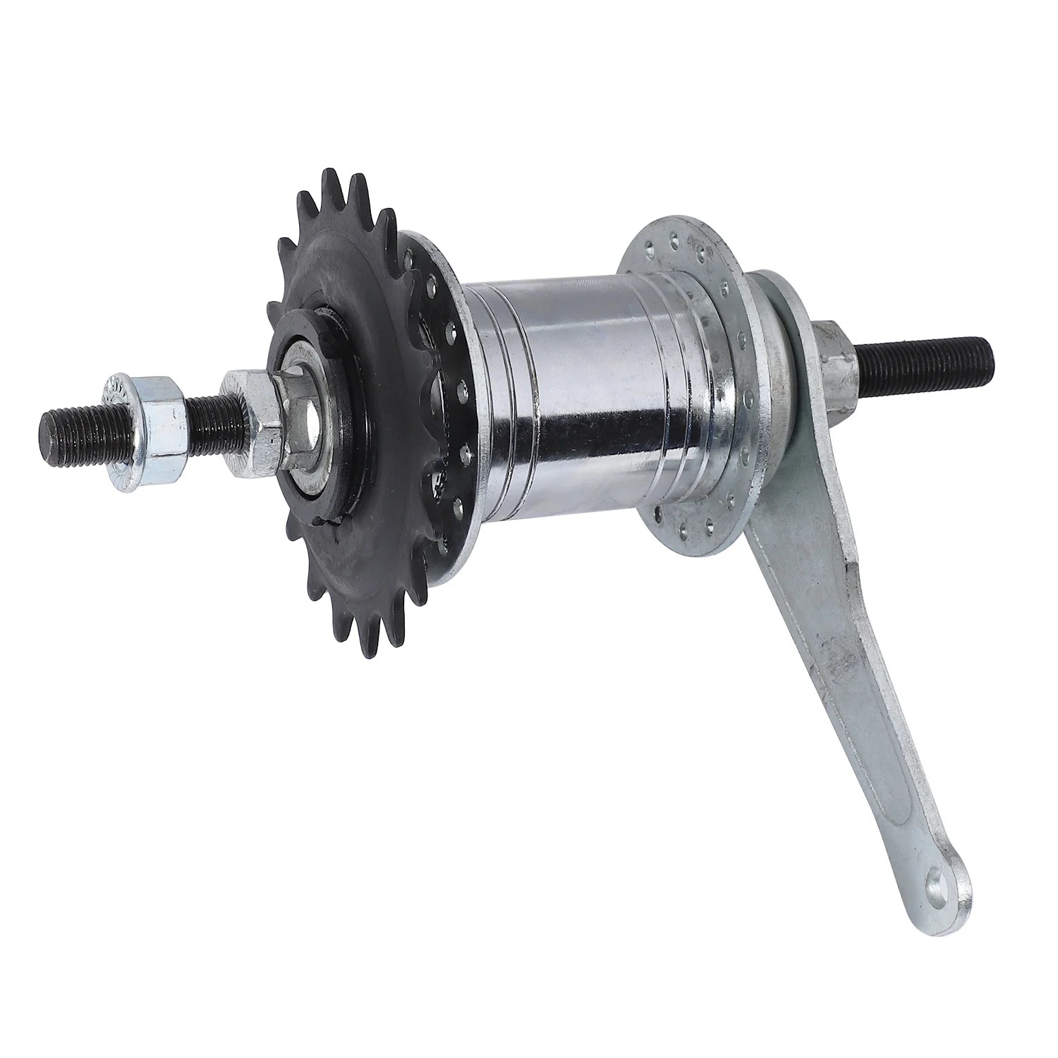 

NEW HOT In Stock-Reversing Ride Backwards Brake Fixed Gear Bike Rear Hub Aluminum Alloy Bicycle Bike Coaster Brake Rear Hub