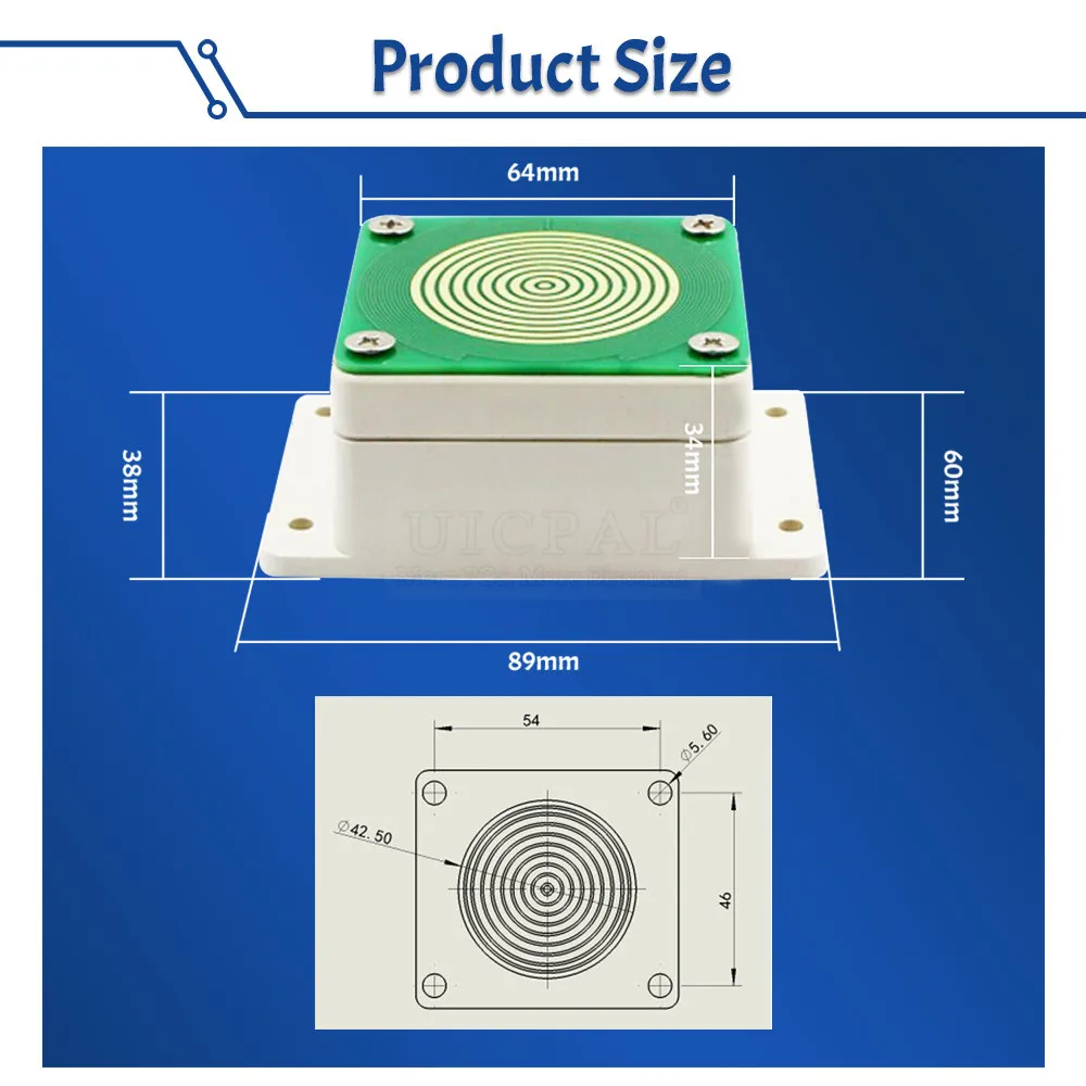 Imagem -02 - Sensor de Chuva e Neve Analógico Detecção de Indução de Intempéries Anti-gelo Saída Ip65 02v 05v 010v 4-20ma