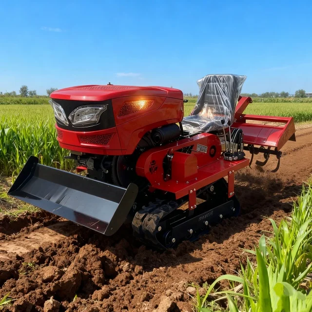 

Многофункциональный гусеничный микро-культиватор, самоходный роторный культиватор, сеялка, аппликатор для удобрений, 2WD, автоматический дизельный двигатель мощностью 35 л.с.