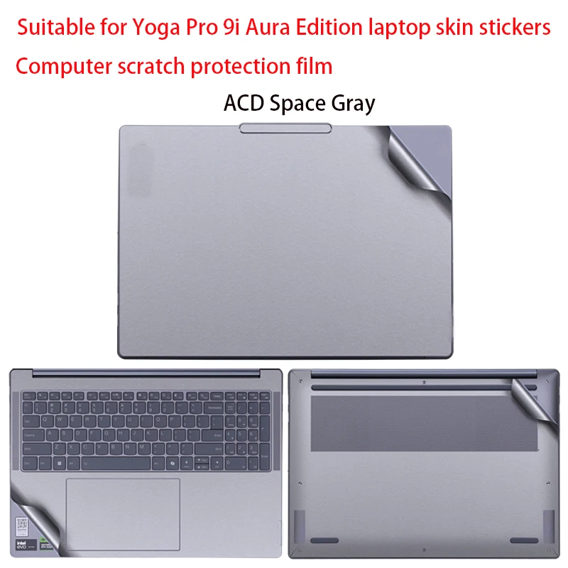 ل 2024 لينوفو اليوغا برو 9i Gen9 ملصقات الكمبيوتر المحمول اليوغا برو 9 16IMH9 ملصقات الفينيل 16IRP8 2023 جسم الكمبيوتر طبقة رقيقة واقية
