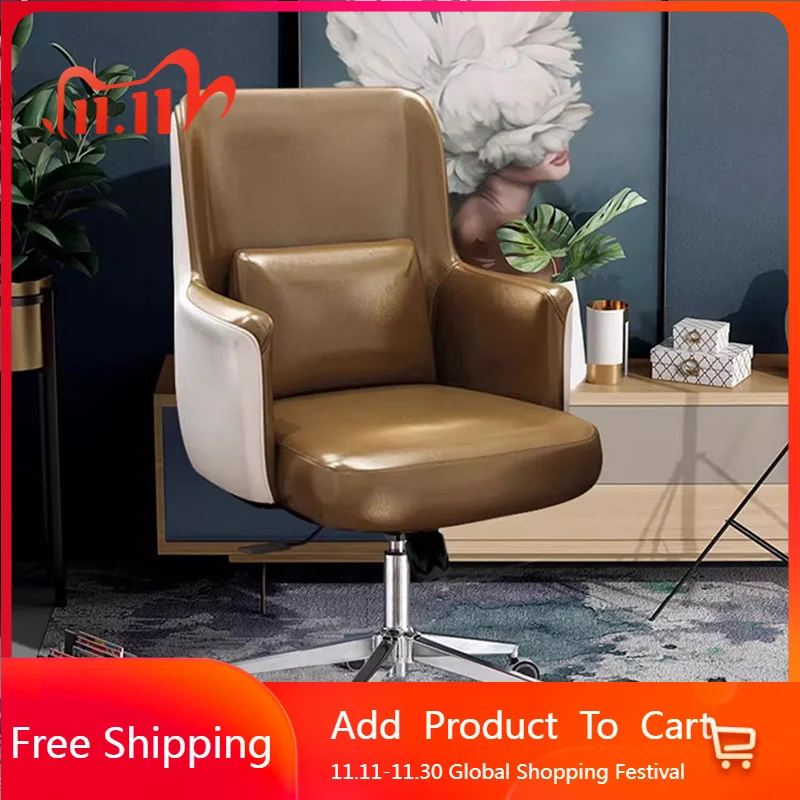 

Nordic Designer Office Chair Throne Vanity Salon Modern Office Chair Study Living Room Computer Sillas De Oficina Home Furniture