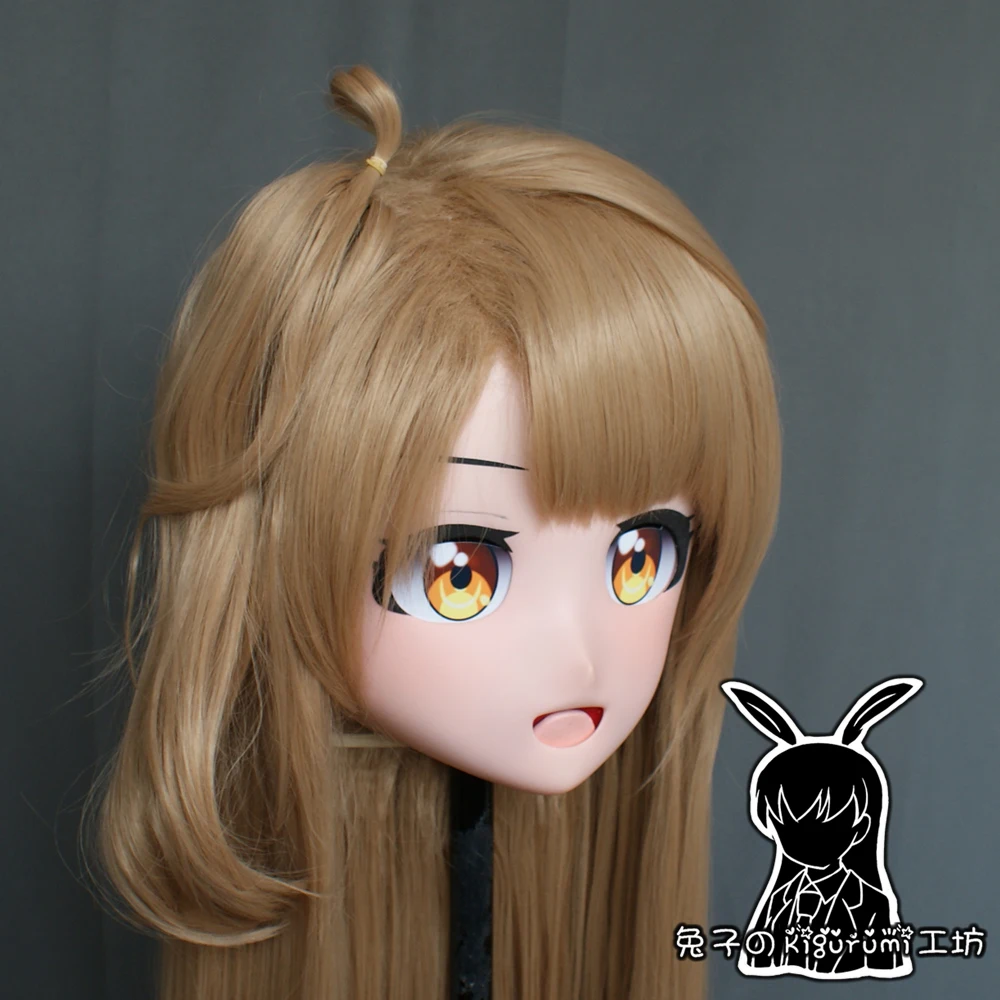 (RB683) Kwaliteit Handgemaakte Vrouwelijke/Meisje Hars Japanse Anime Stripfiguur Cosplay Kotori Minami Kigurumi Masker