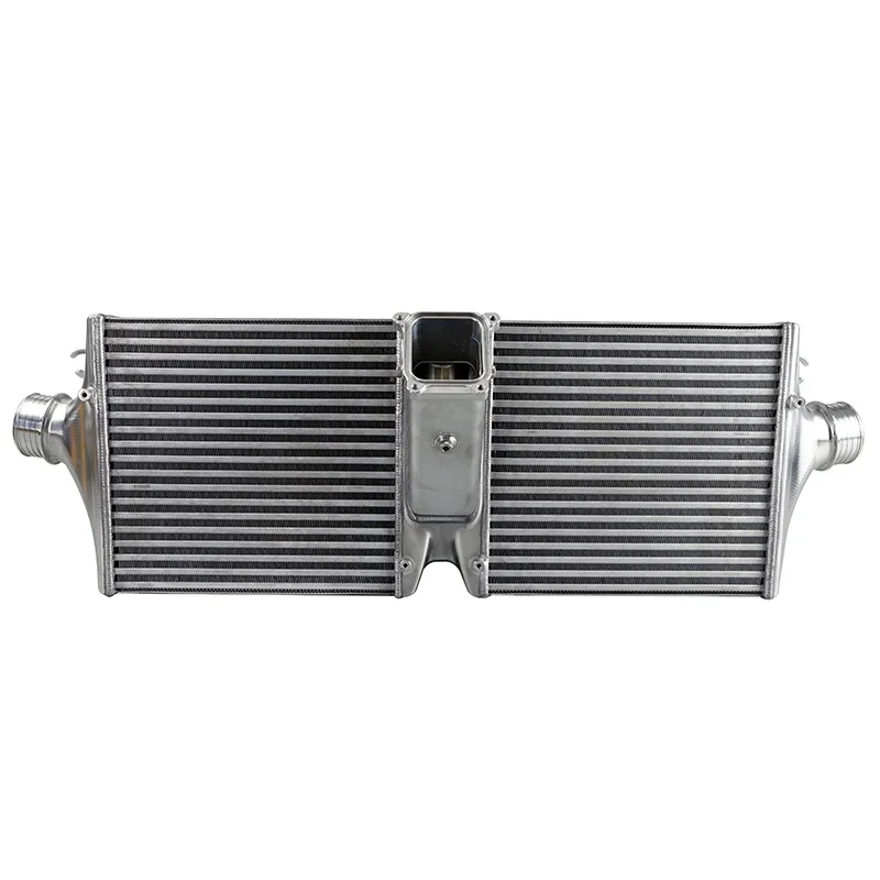 Jagrow Custom Printed CNC tank intercooler with carbon fiber air guide hood for Porsche 911 992