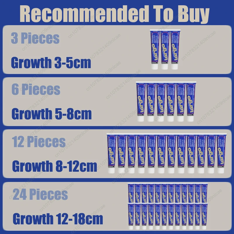 Crema de mensaje Largo Original, crema de agrandamiento de Alemania para hombres, base corporal