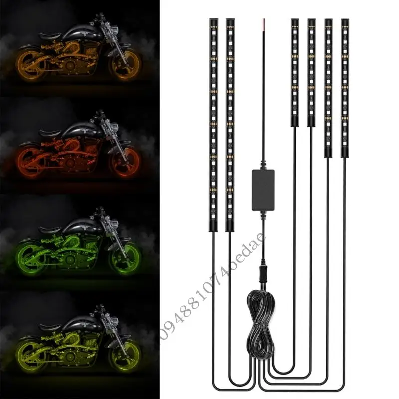 Universal Car Motorcycle Underbody LED Lights With Color Changing Music Sync