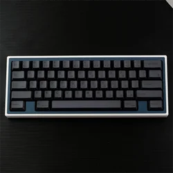 143 Keys BOB Minimalist Black Japanese Keycaps Cherry Profile Dye Sub PBT Mechanical Keyboard AULA F75 Ajazz AK820 Pro GK61