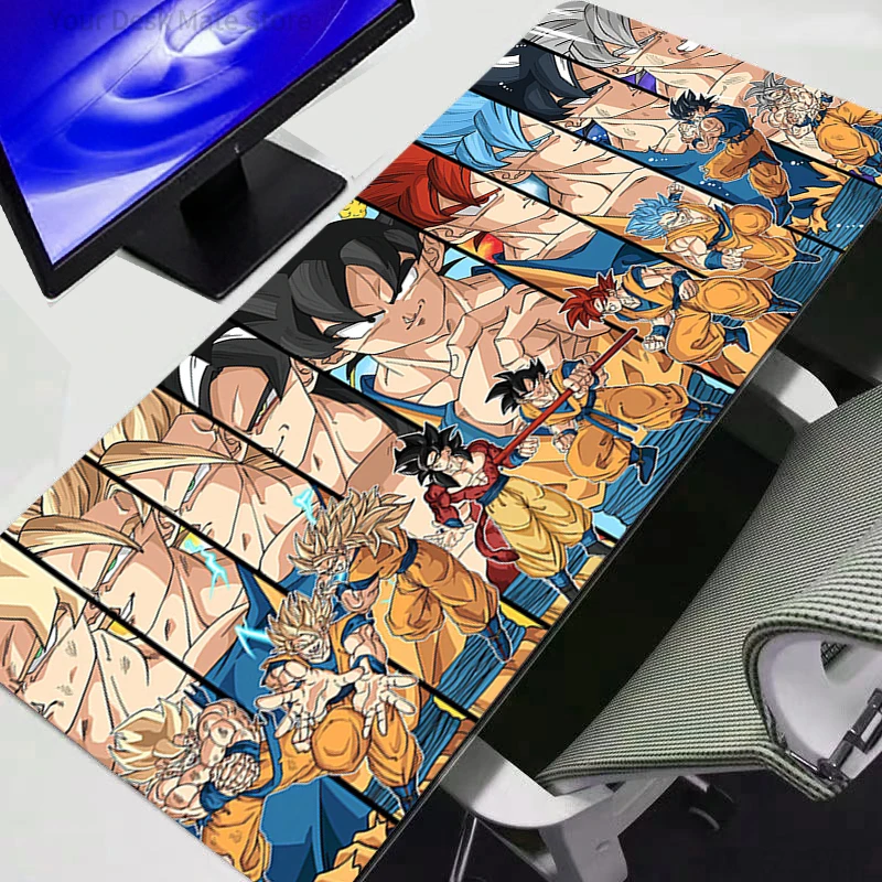 Large Mouse Pad Dragon Ball Z DBZ Pc Speed For e-sports Players 800x300 Laptop Computer Keyboard  Desk Mat Xxl Mousepad