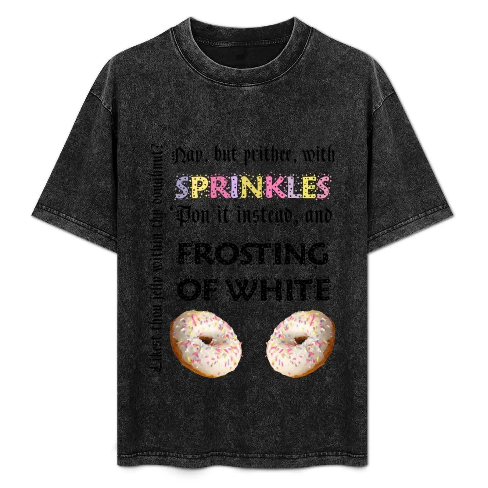 Dresden's Doughnut T-Shirt vintage anime shirt customs design your own plus size clothes boys animal print men t shirts