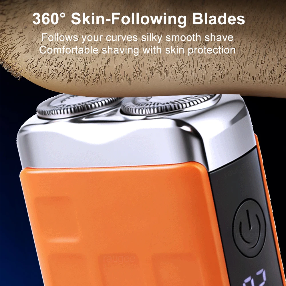 Electric Shaver for Men Mini Electric Razor Beard Trimmer USB Rechargeable Men's Shaving Machine Dual Blade Men Electric Razor image 3