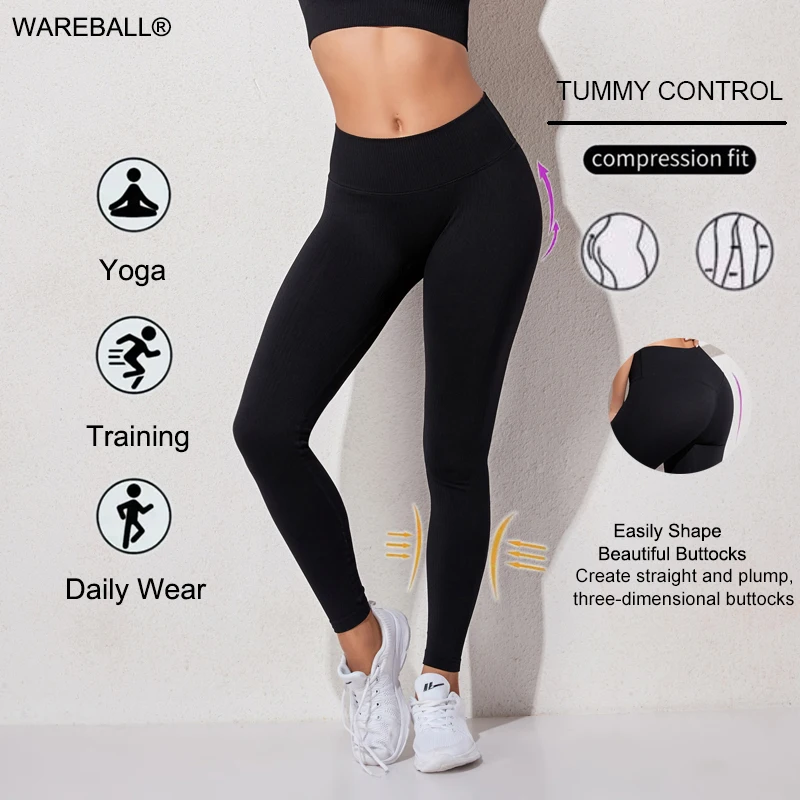 سراويل رياضية نسائية عصرية عالية الخصر للاستخدام الخارجي غير رسمية لرفع المؤخرة سراويل مثيرة بتصميم التخسيس سراويل رياضية للتمرين