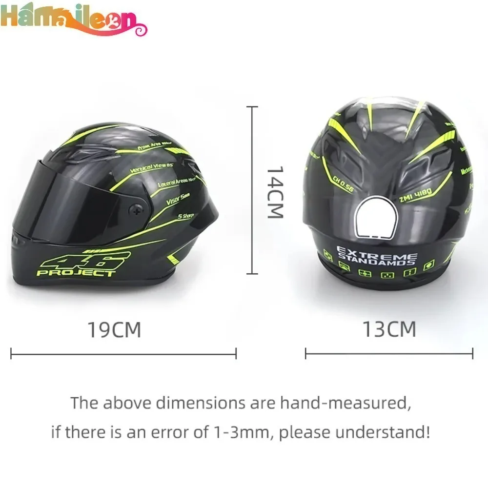 Hamaileon ‌Motorcycle Trunk Bear Doll Helmet – Fun Birthday Gift or Contest Prize with Decorative Pendant Accessory