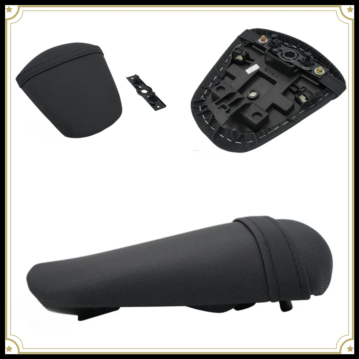 Motorcycle Fit For Suzuki GSXR600 GSXR 750 2011 - 2017 Rear Passenger Cushion Pillion Seat Cover