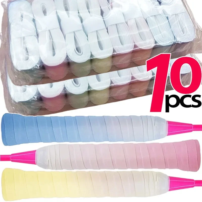 

Нескользящая лента для захвата ракетки, впитывающая пот, для тенниса, бадминтона, градиентная цветовая конструкция, простая установка, не нужен инструменты