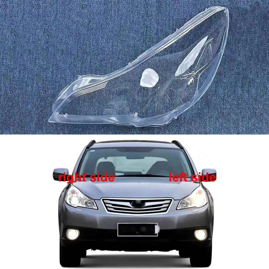 For Subaru Outback Legacy (US Version) 2010-2014 Headlight Cover Headlamp Shell Transparent Lampshade Case Lens Plexiglass