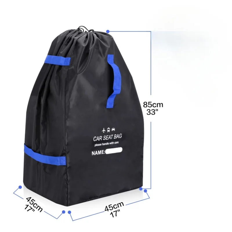 Saco de assento de carro mochila universal infantil saco de armazenamento de assento de carro para portão de avião verificar grande durável saco de viagem do assento de carro com alças