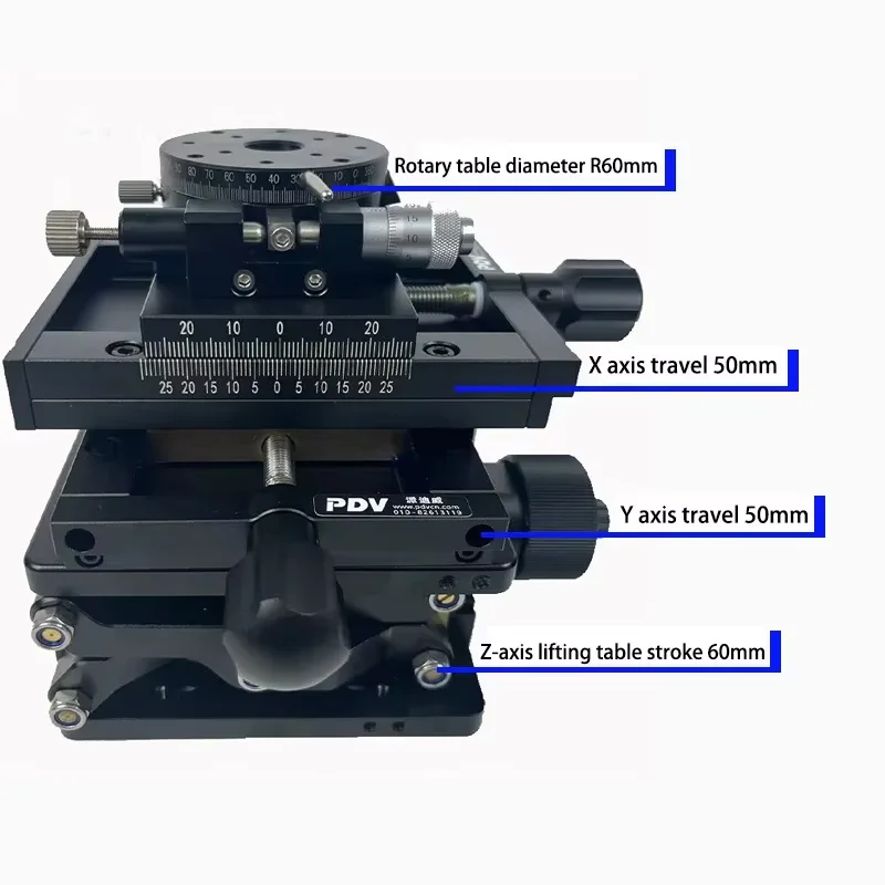 XYZ R Manual Four Axis Adjustment Stage  Multi-axis Adjustment Rack  Multi-axis displacement table