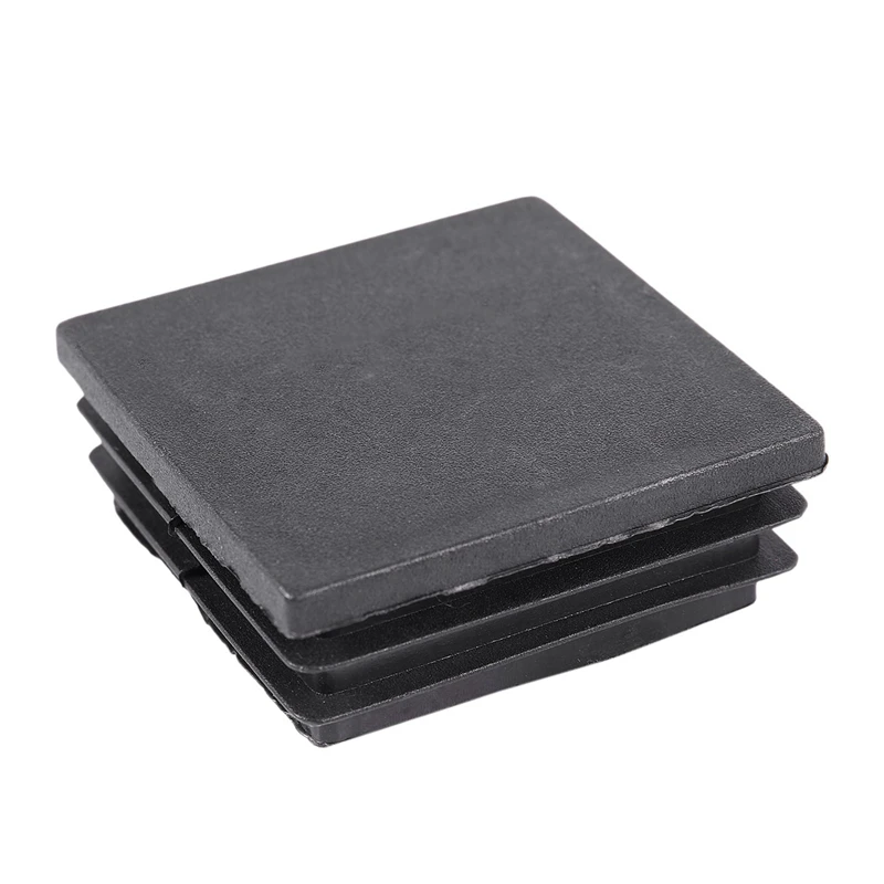 As tomadas cegas plásticas da extremidade quadrada, tubulação introduzem, tampão, 50mm x 50mm, 48 PCes