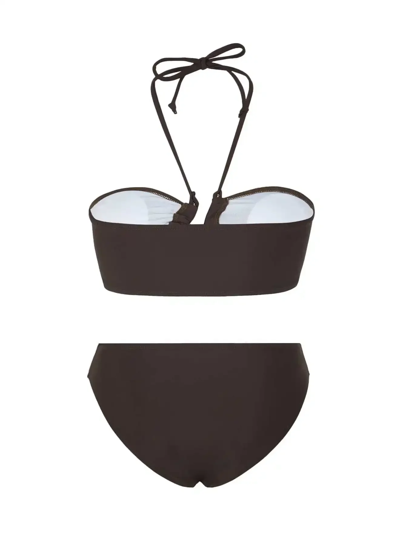 3 pezzi bikini a fascia set costume da bagno donna sexy maxi vestito costumi da bagno costume da bagno beachwear cover up femminile 2025 nuovo