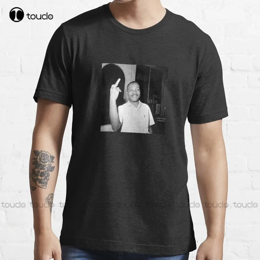 Camiseta de tendencia Martin Luther King, camisetas para hombre, camisetas de algodón dulce de dibujos animados Kawaii bonitas y elegantes de alta calidad, nuevas