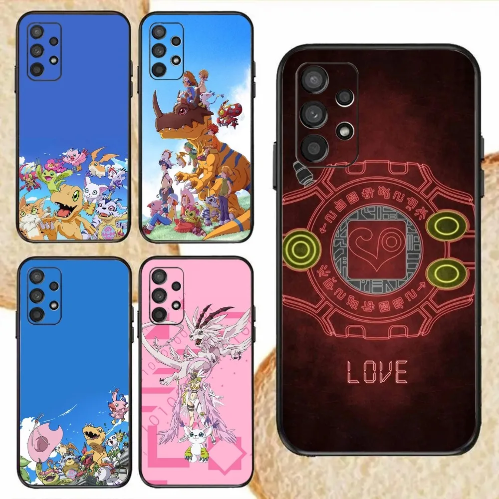 Digimon Adventure Anime Phone Case For Samsung Galaxy S24,S20,S21,S22,S23,Fe,Lite,Plus,Ultra,Note Shell