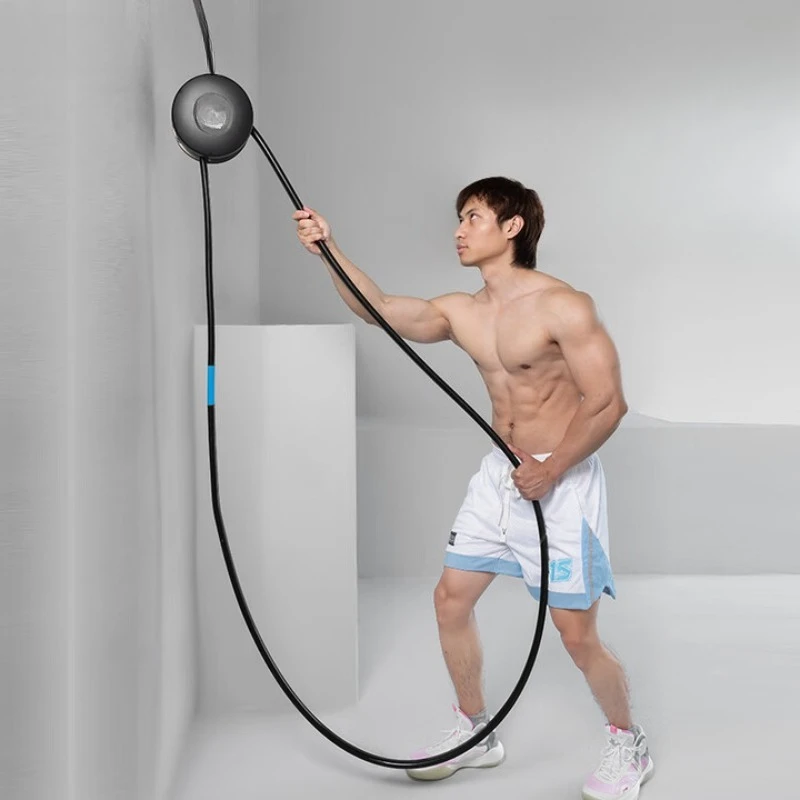 Hanging rope puller fitness rope climbing machine exercises arm strength resistance pull training battle rope cardio