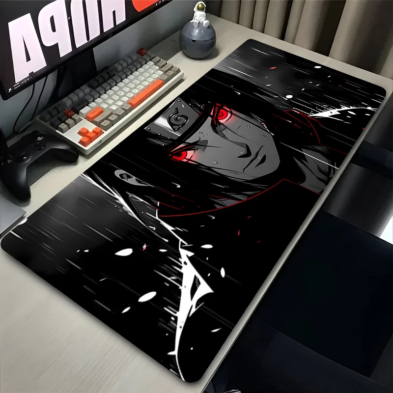 Popular Anime Mousepad Non-Slip XXL Gamer PC Gaming Naruto DarkAesthetic Mouse Pad Desk Keyboard Mat Office Computer Laptop Mat