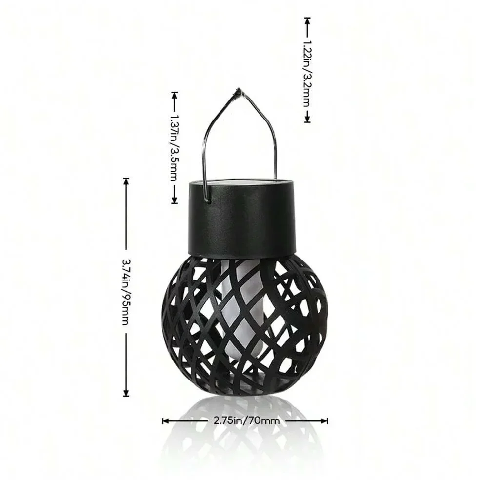 Lampu tenaga surya luar ruangan, lampu lentera Retro dekorasi rumah taman, lampu lantai, lampu lanskap, lampu gantung api, lampu lentera Retro, lampu tenaga surya luar ruangan