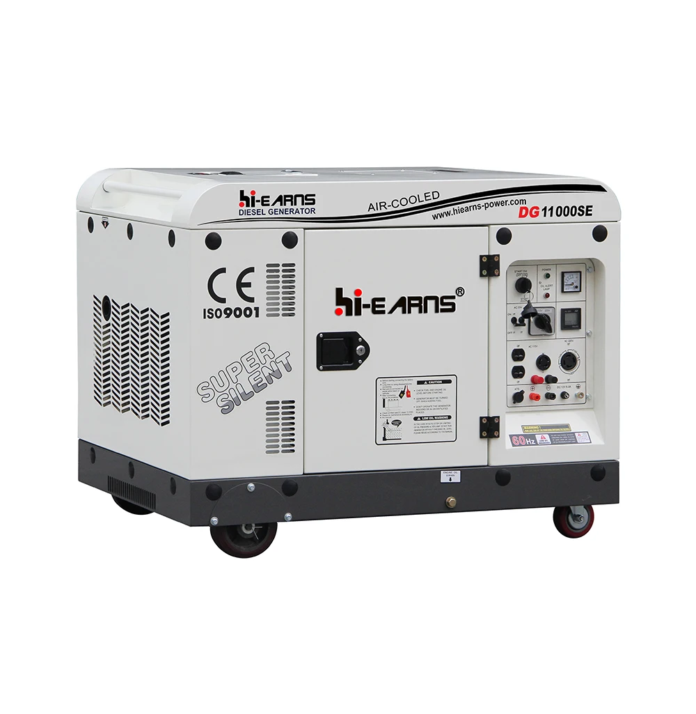 New developed 8KVA Air-cooled single cylinder 198 portable diesel generator