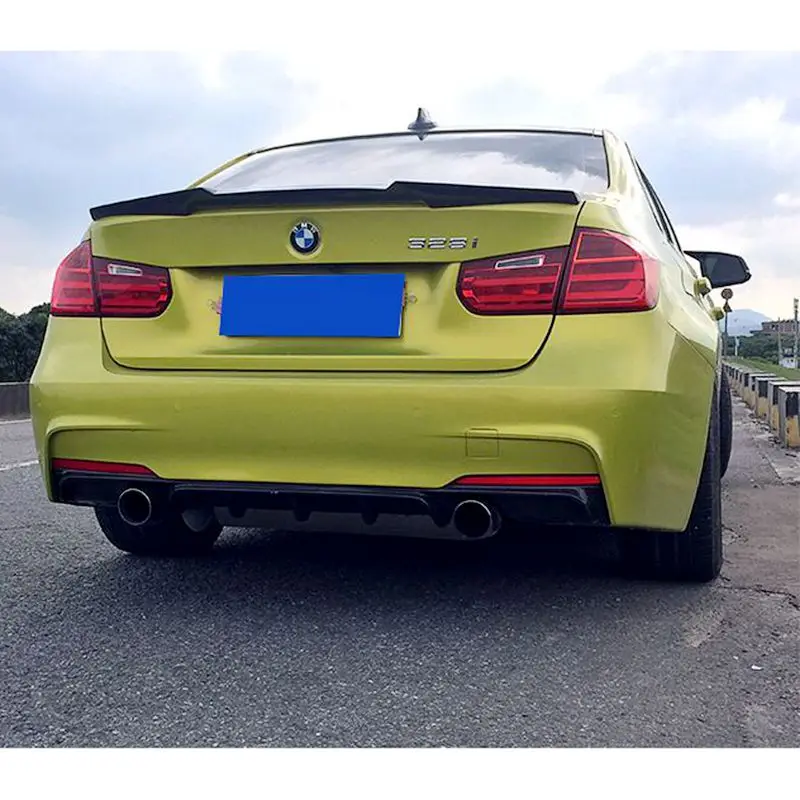 F30 Carbon Fiber Rear Trunk Spoiler Wing M4 Style For BMW F30 3 Series Saloon / F80 M3 2012 +