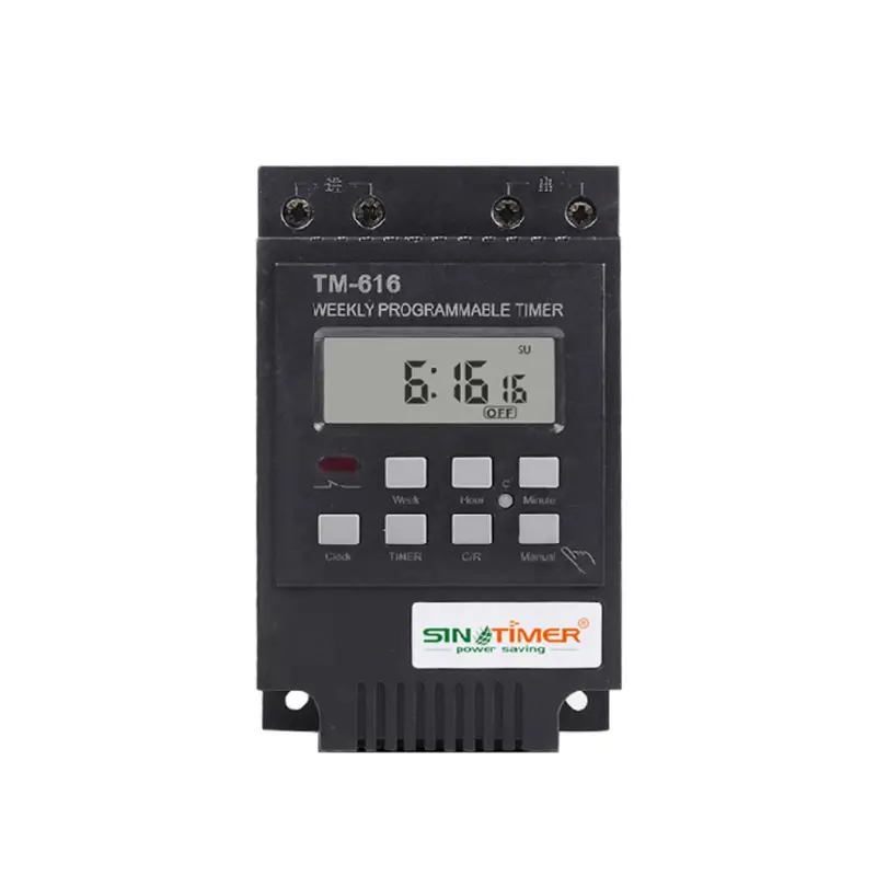 TM616W-4 Digital Electronic Timer 220V 30A Weekly Programmable Controller