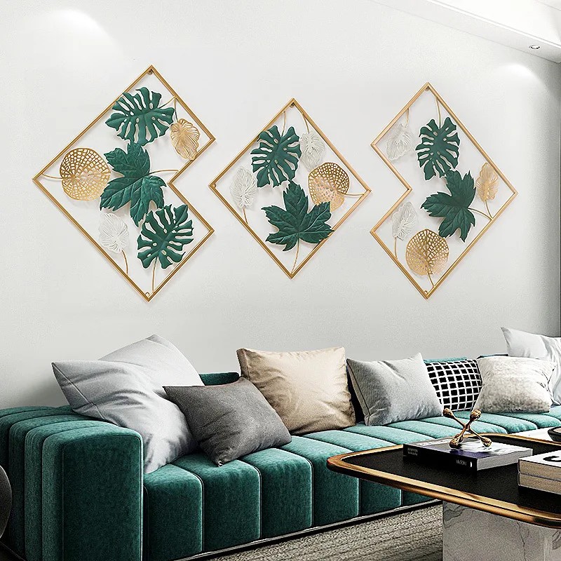

New Chinese style living room wall decoration pendant bedroom entrance three-dimensional wall hanging sofa background wall