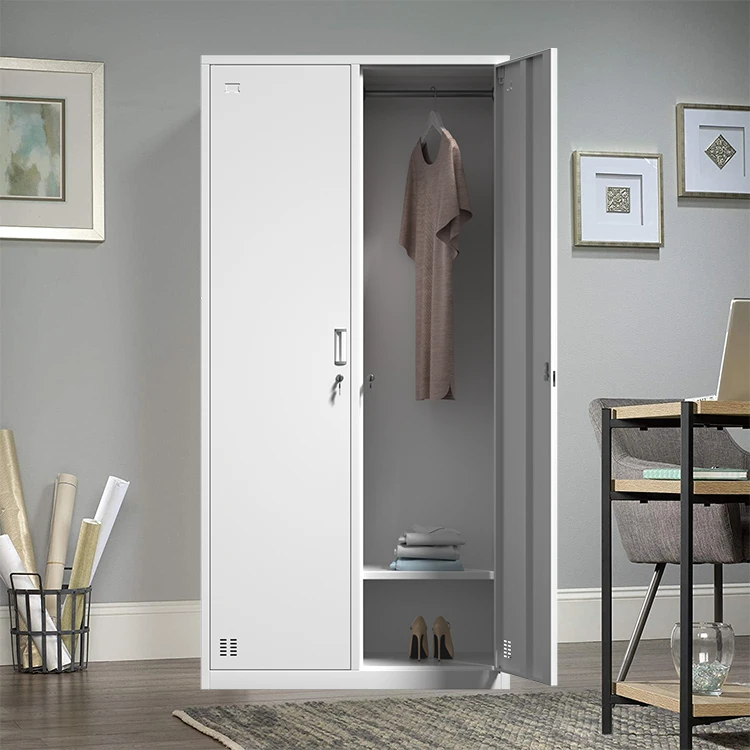 

Open Modern Closet Bedroom Steel Walk In Metal Wardrobe With Safe Box