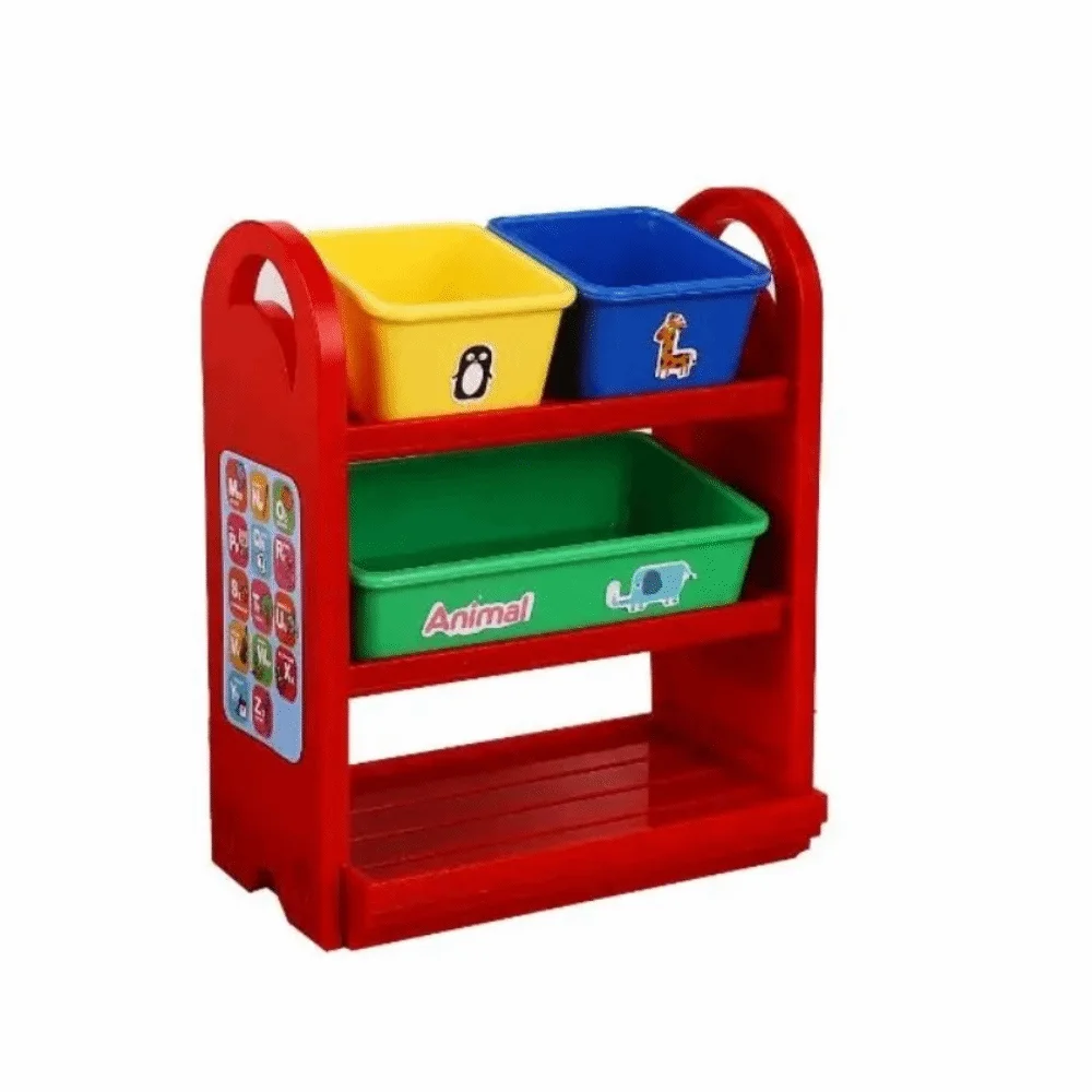 

1/6 Scale Dollhouse Miniature Storage Rack DIY Accessories 3 Miniature Baskets Doll House Display Stand Miniature Model