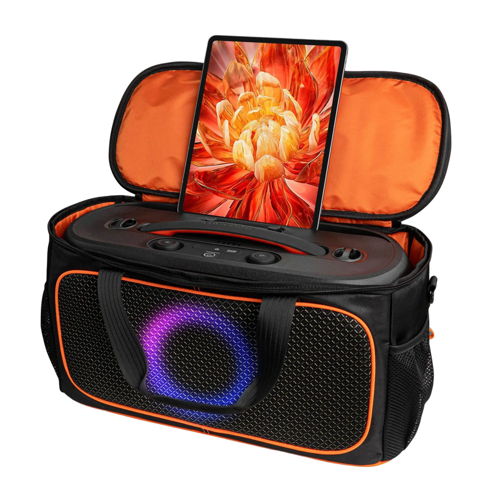 

Travel Storage Bag with Shoulder Strap Portable Speaker Carry Tote Bag for JBL PartyBox On The Go 2 Speaker Accessories