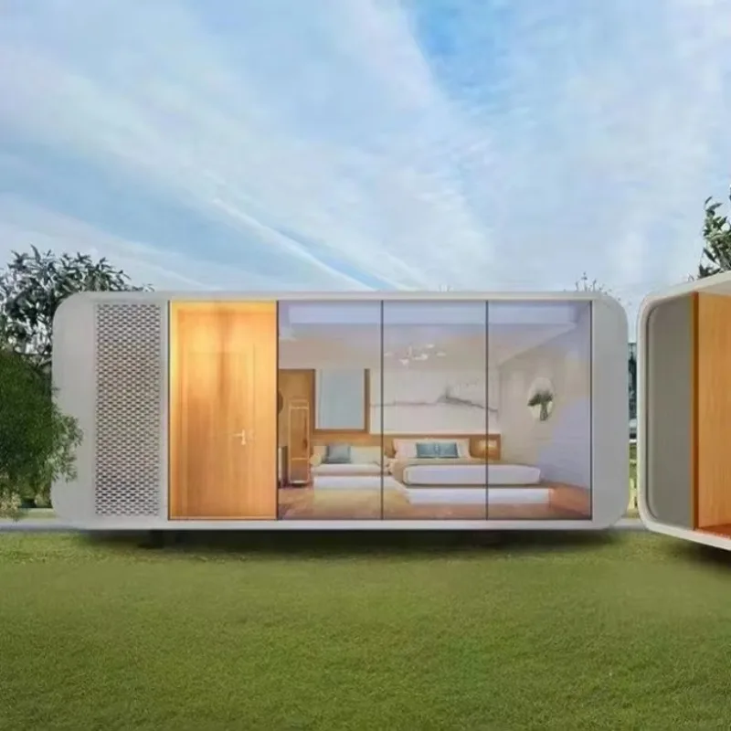 Villa móvel de baixo custo, villa, resort, apartamento, construção, trailer móvel, casa contêiner