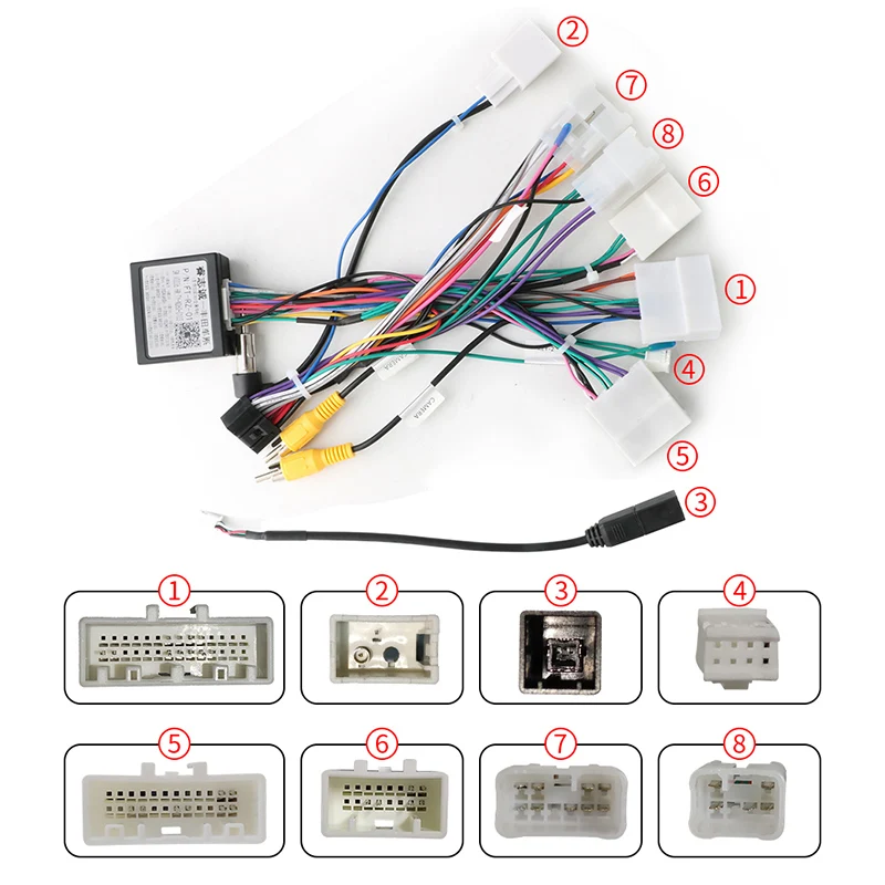 

5 шт./упаковка, Автомобильный Кабель для Toyota Corolla/Camry/RAV4