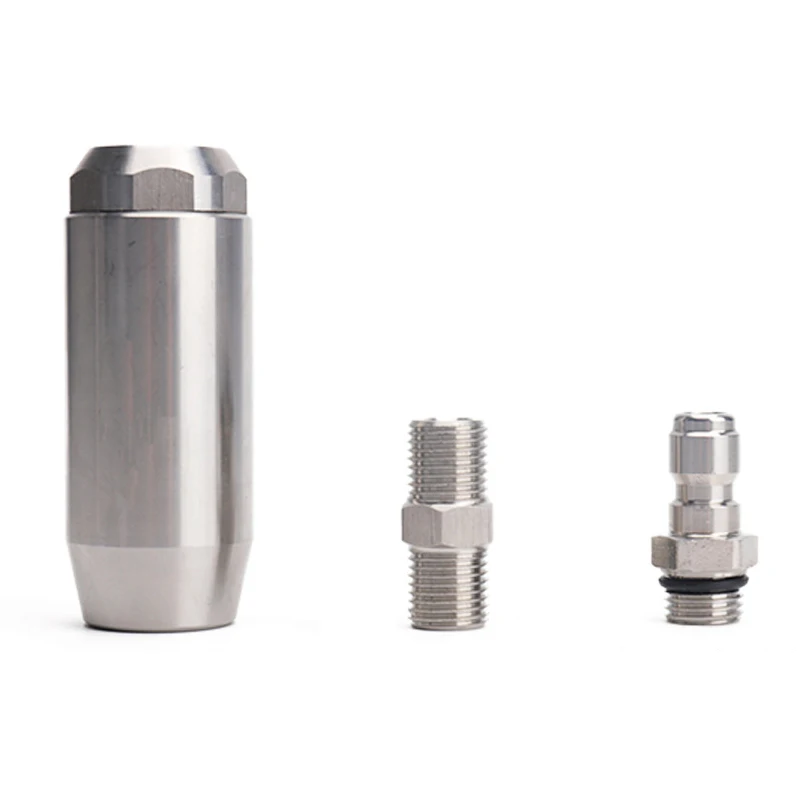 Pressure Washer Tips Turbo Nozzle 360° Rotating Spray Turbo 5200 Psi 1/4 Inch Stainless Steel Lotus Rotating Nozzle 350bar
