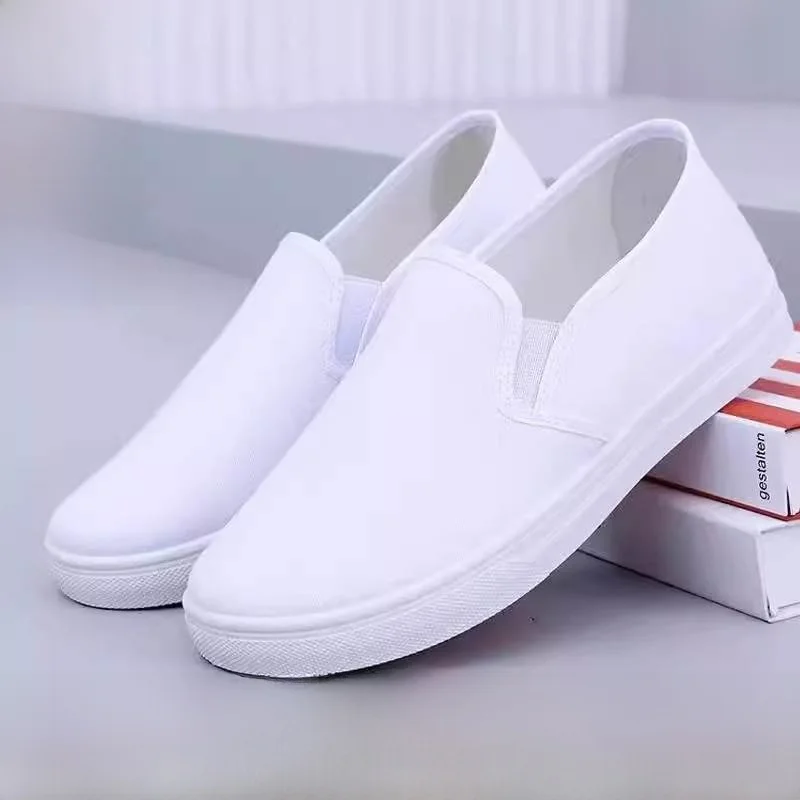 

Comfortable Old Beijing Canvas Shoes Slip-On Work Net Shoes Women's Style Lightweight Breathable Cotton Summer Season