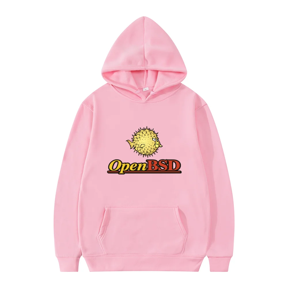 OpenBSD البلوز الرجال معطف بارد البلوز قمم أزياء الشتاء الخريف OpenBSD هوديس للجنسين الشارع الشهير #5