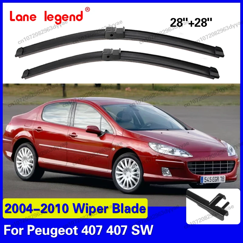 

Для Peugeot 407 407 SW 2004 - 2010: Комплект из 2 щеток стеклоочистителя лобового стекла, аксессуары для окон 2005 2006 2007 2008 2009