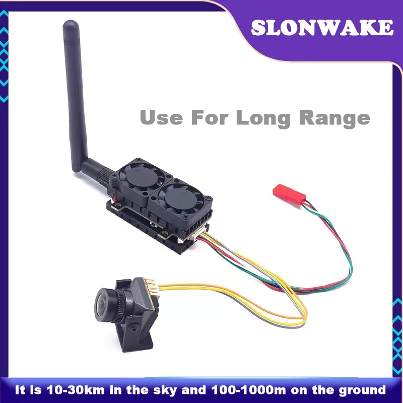 사용 가능한 5.8G 48CH FPV VR 고글 모니터 480p (5.5W VTX 송신기 + 2.1mm CMOS 1500TVL FPV 카메라 포함) RC 플레이 부품