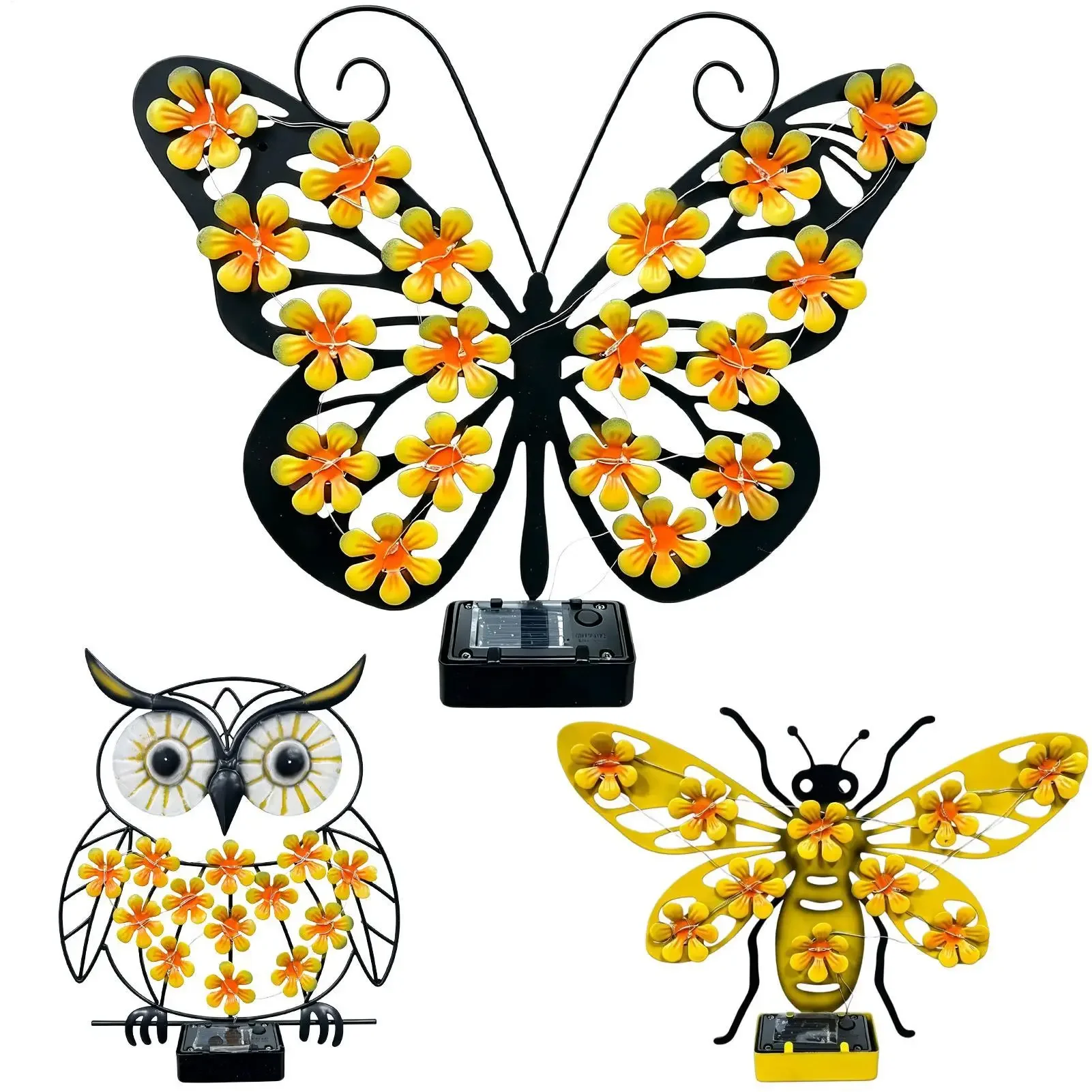led-solar-metal-wall-lights-decoration-solar-garden-light-butterfly-bee-owl-designs-funny-wall-decor-lamp-for-garden-decoration