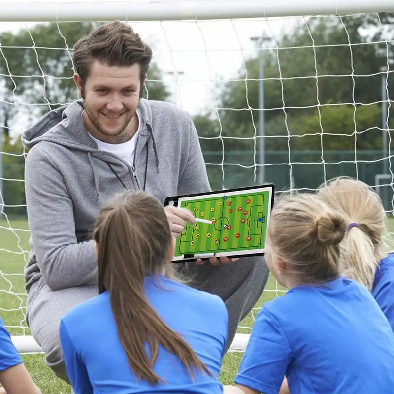 Soccer Clipboard For Coaches Coaching Clipboard Magnetic Scoreboard Tracker For Training Baseball Football Hockey Dugout Sports