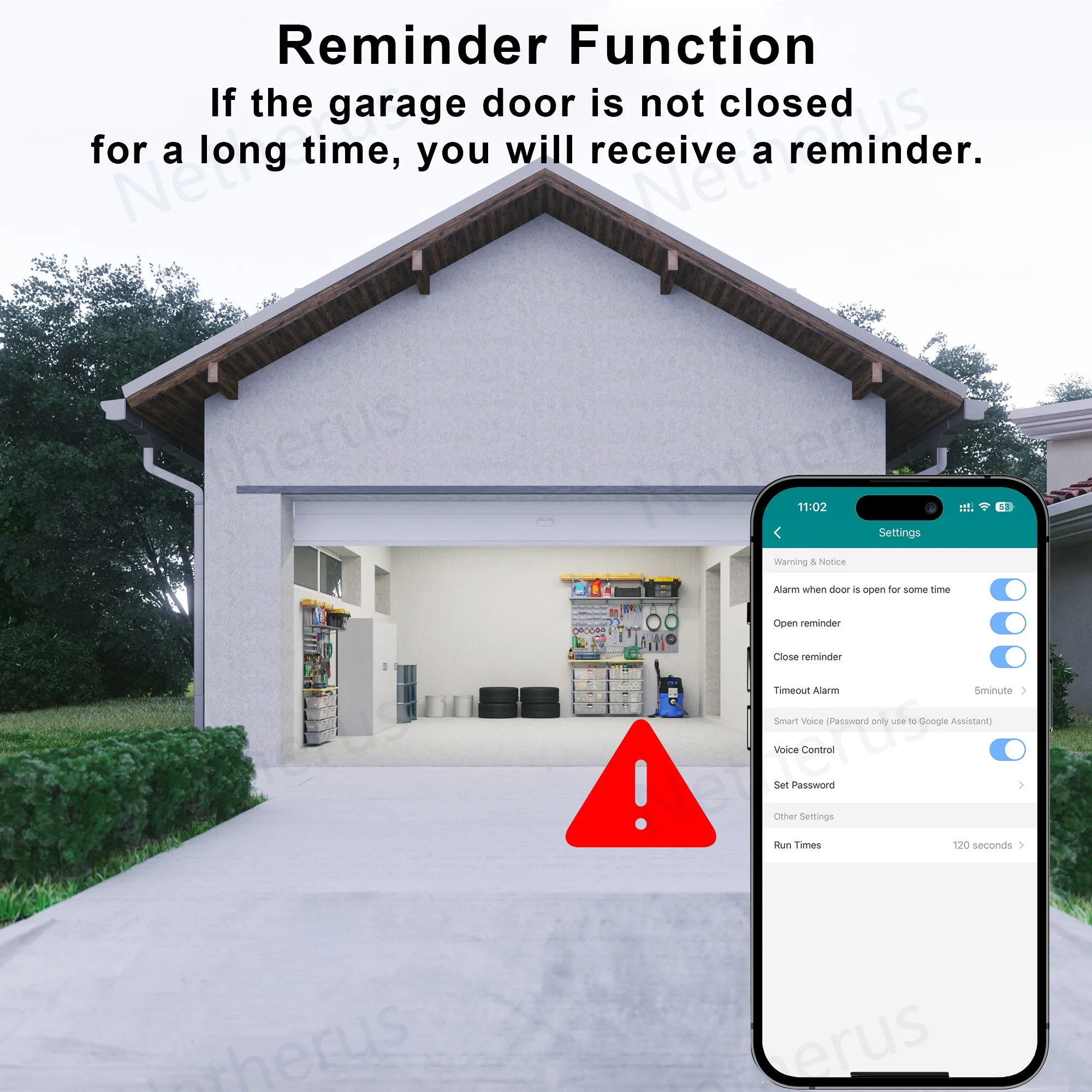 Tuya Smart Gate Door Opener WiFi/Zigbee Gate Door Controller Module Compatible with Alexa Echo Google Home Siri
