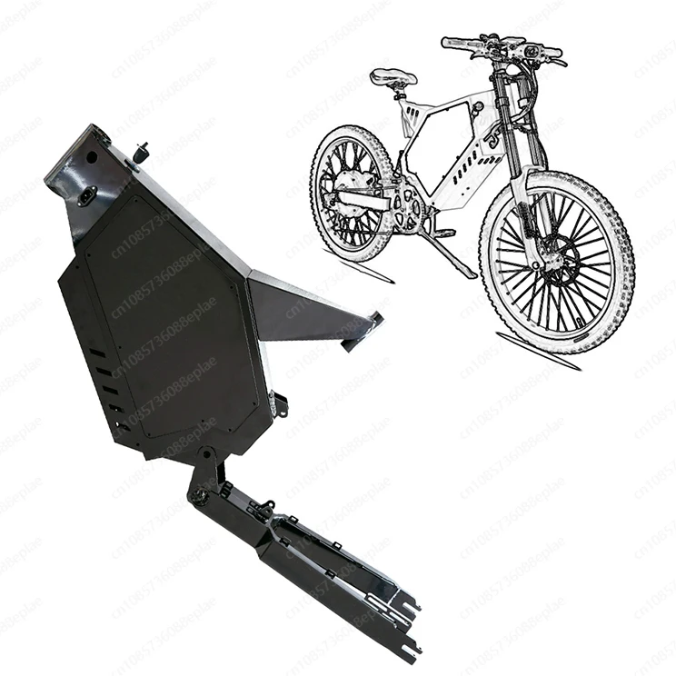 2025 New Factory Price Electric Bike Frame, 3000W 5000W 8000W E-Bike Kits, Aluminum Alloy Frame for DIY Conversion