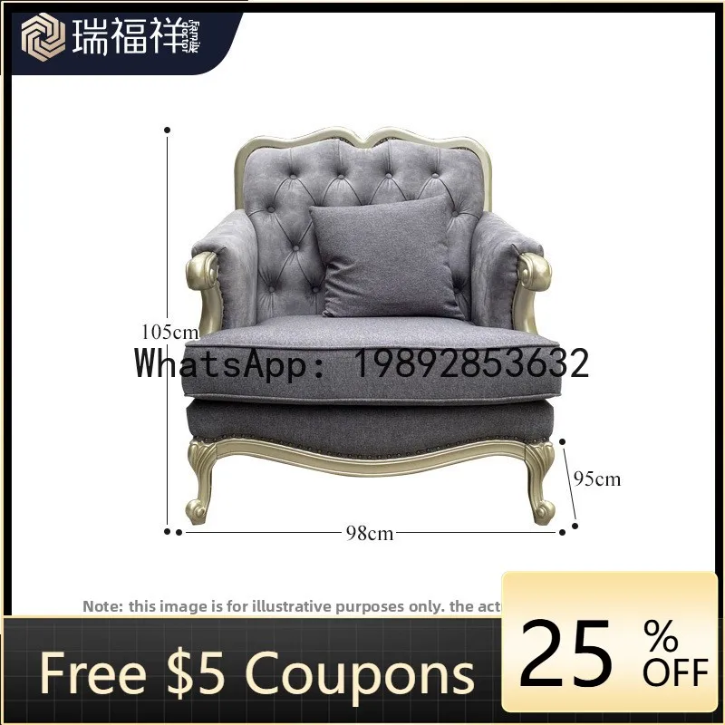 

Z3 Beech Wood Light Luxury Modern Tech Fabric Sofa American Style Living Room Furniture Solid Wood Fabric