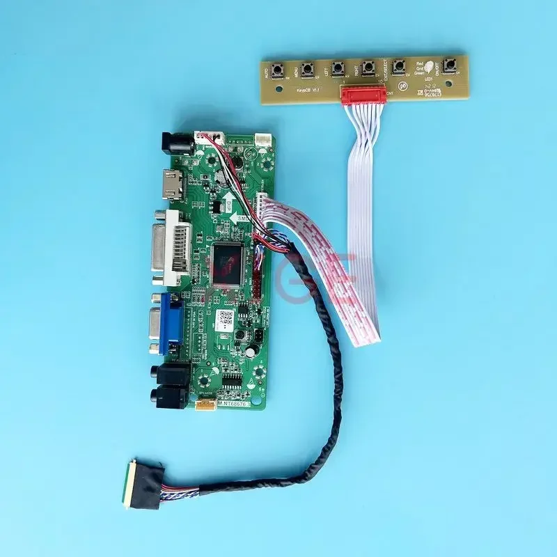 

Плата контроллера драйвера для LTN156KT02-101/301/302/C01 комплект DIY VGA DVI HDMI-совместимый 40-контактный LVDS 15,6 "1600x900 экран ноутбука