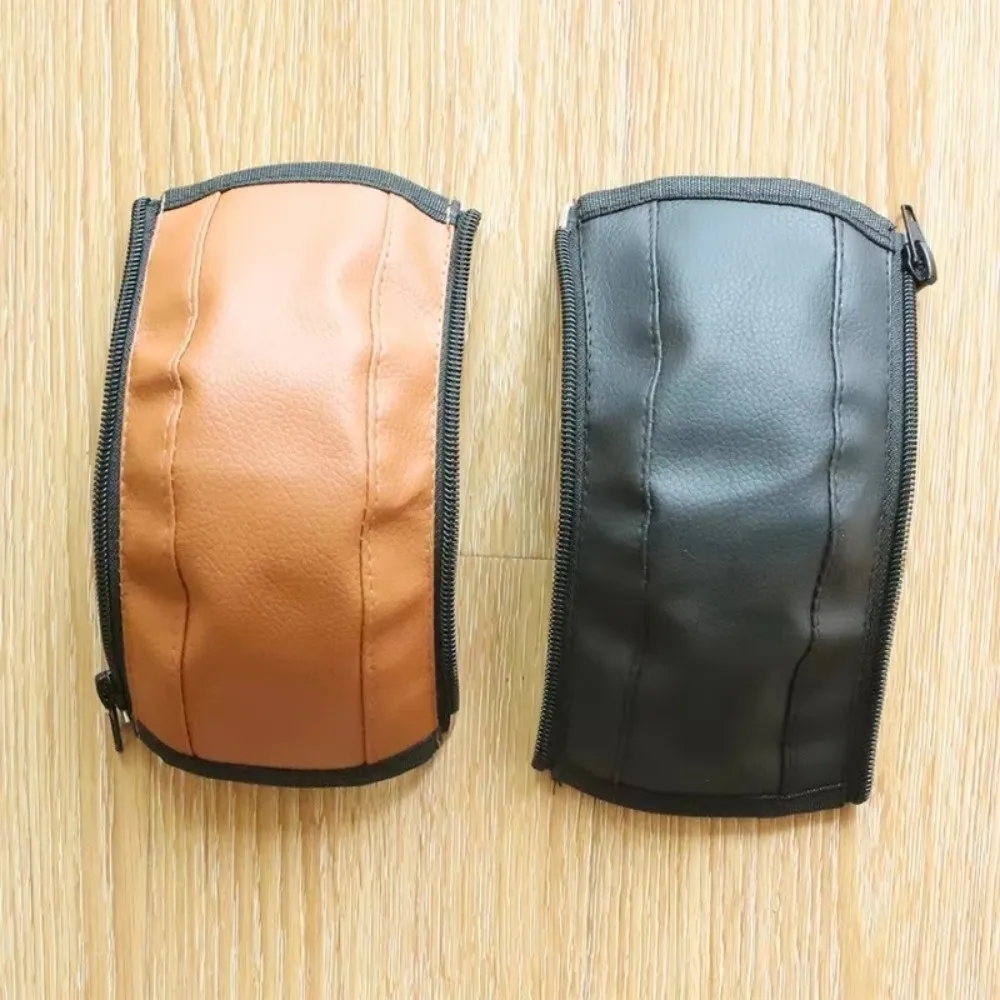 1pair Soft PU Leather Stroller Handlebar Covers Universal Bumper Protector Stroller Armrest Ergonomic Stroller Accessories
