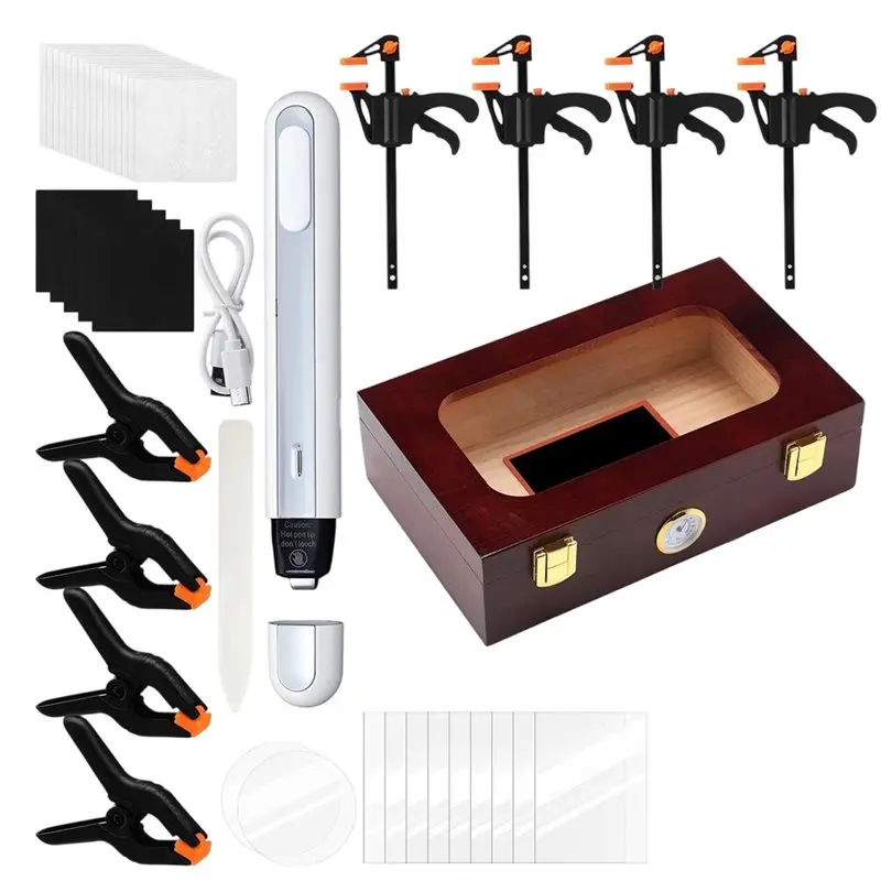ensemble-d'outils-de-reparation-et-d'entretien-de-cartes-b23b-de-53-pieces-comprend-un-stylo-chauffant-et-une-pince-de-fixation-livre-avec-une-boite-de-rangement-en-bois